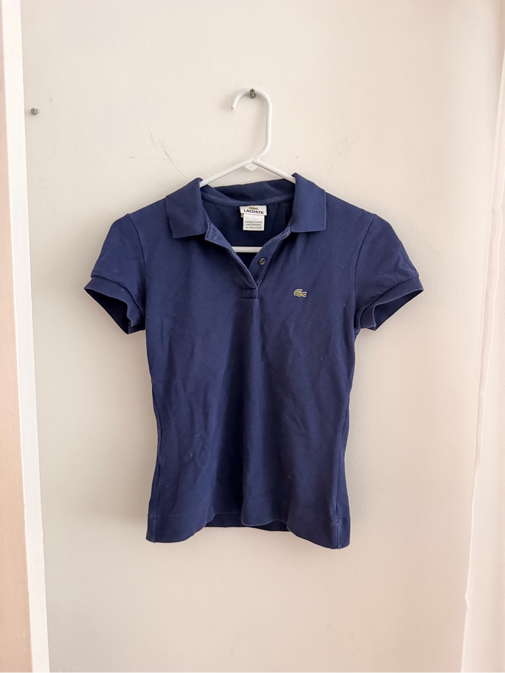 Lacoste Women's Dark Blue Short Sleeve Polo Shirt